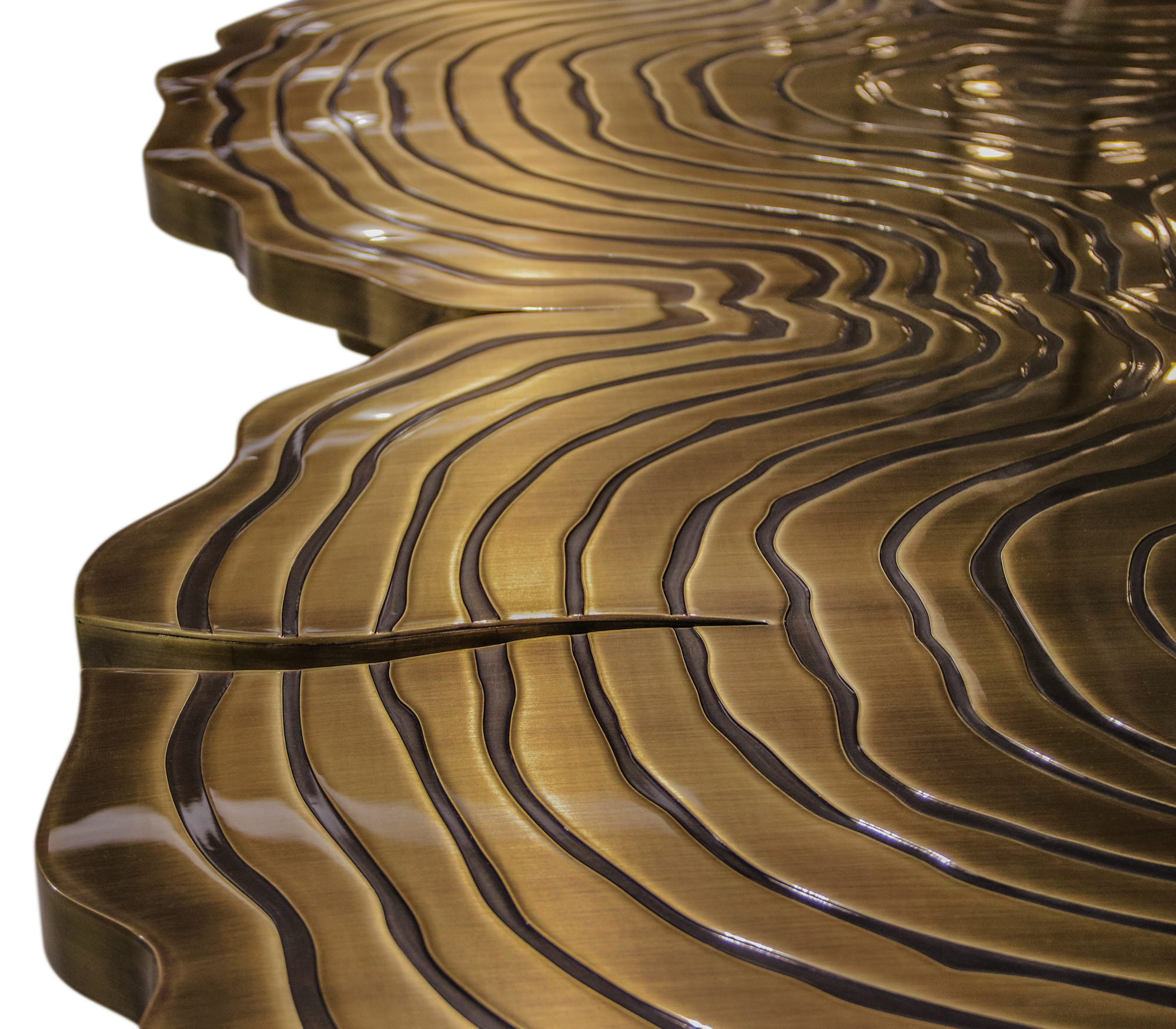 Artisan patina eettafel | Afmetingen: B 230 cm