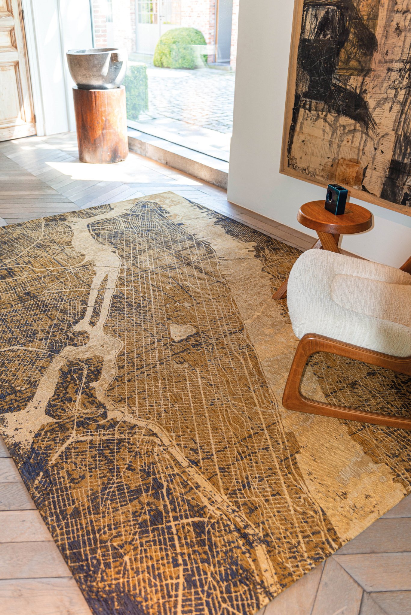 Gatsby Gold tapijt | Maat: 200 × 280 cm