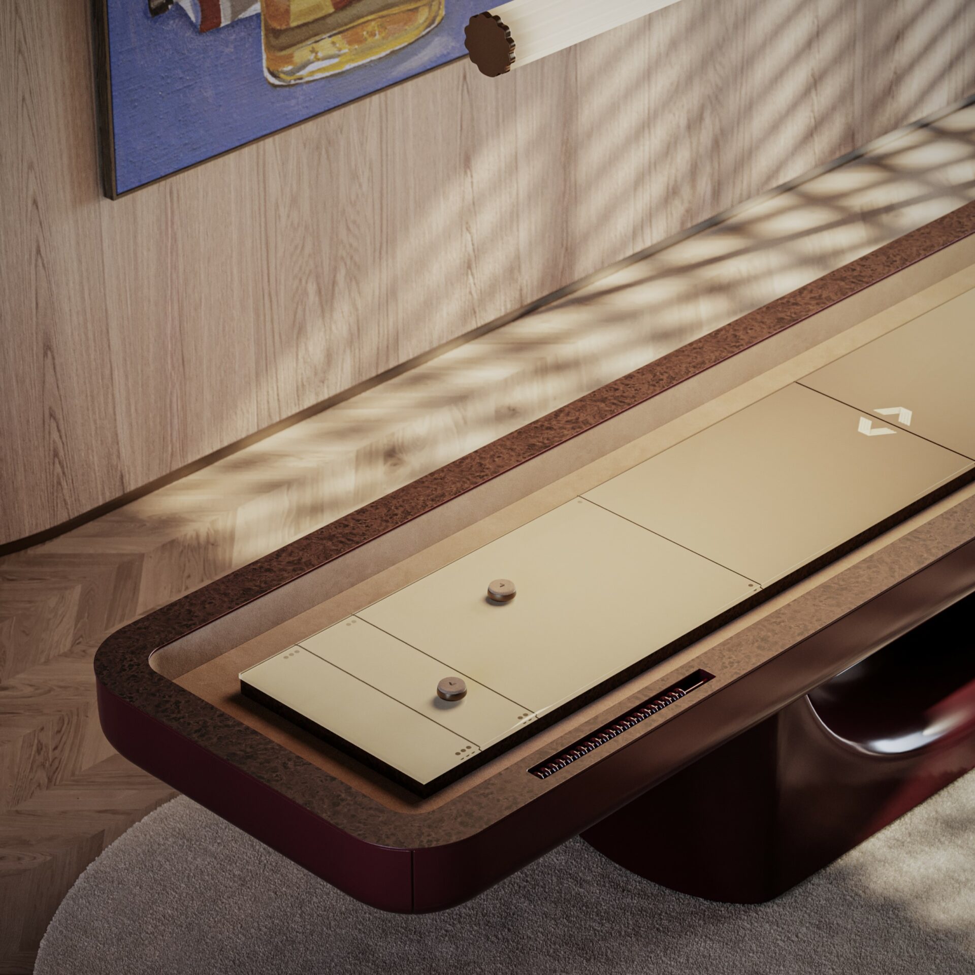 Flume shuffleboard tafel