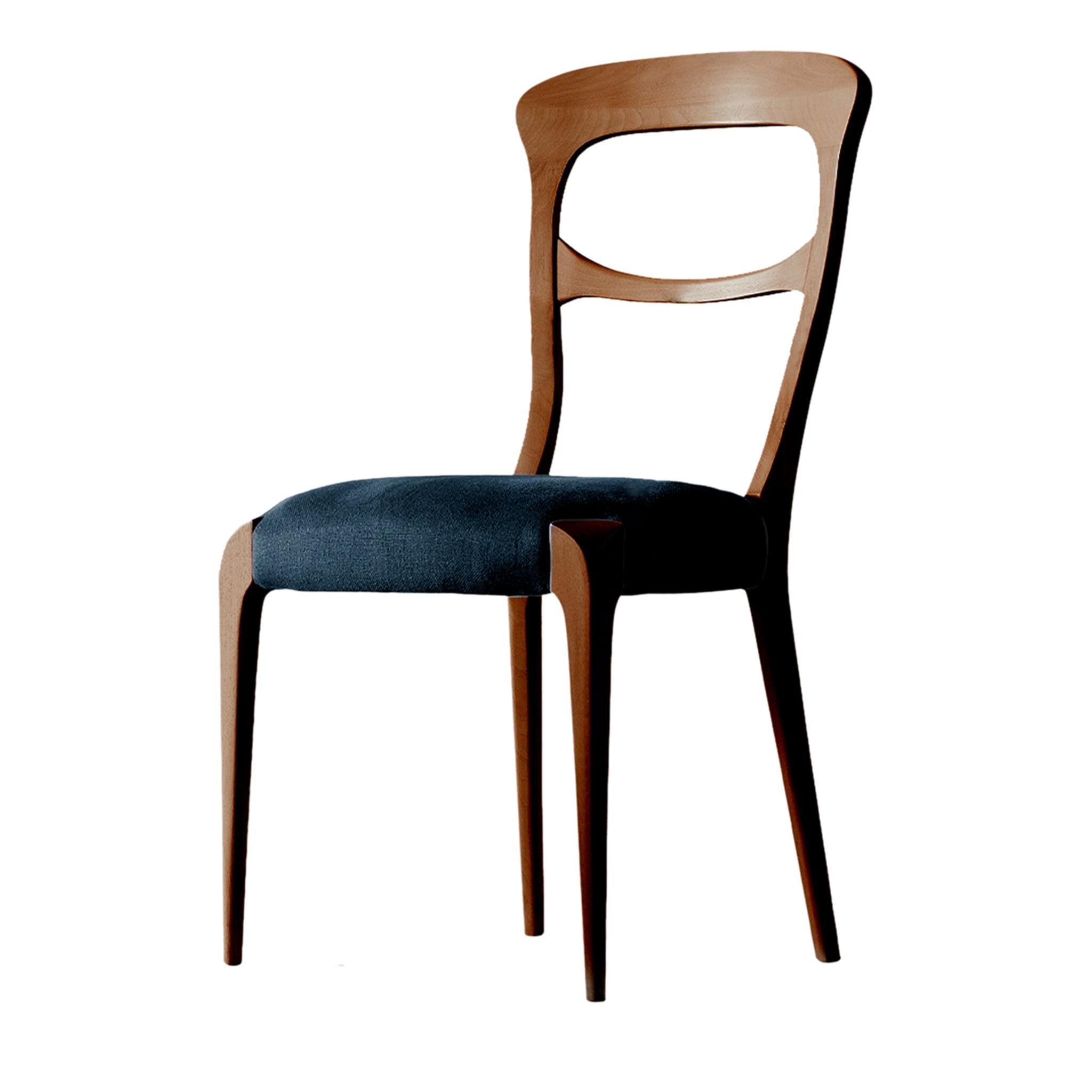 Capotavola natuurlijke massief walnoten stoel | Kleur: Velvet G075 472