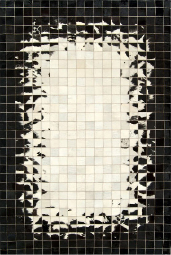 Mozaïek col.9 koeienhuid tapijt | Maat: 160 × 230 cm