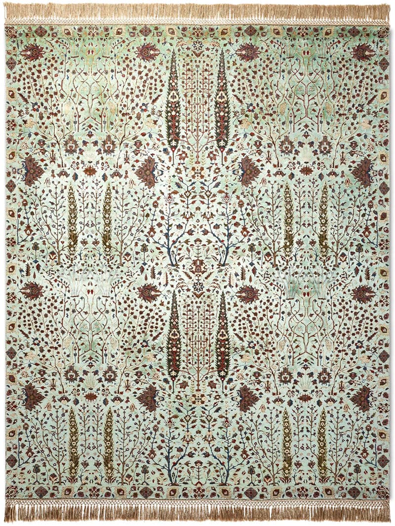 Pine Garden Green luxe vloerkleed | Maat: 250 × 300 cm