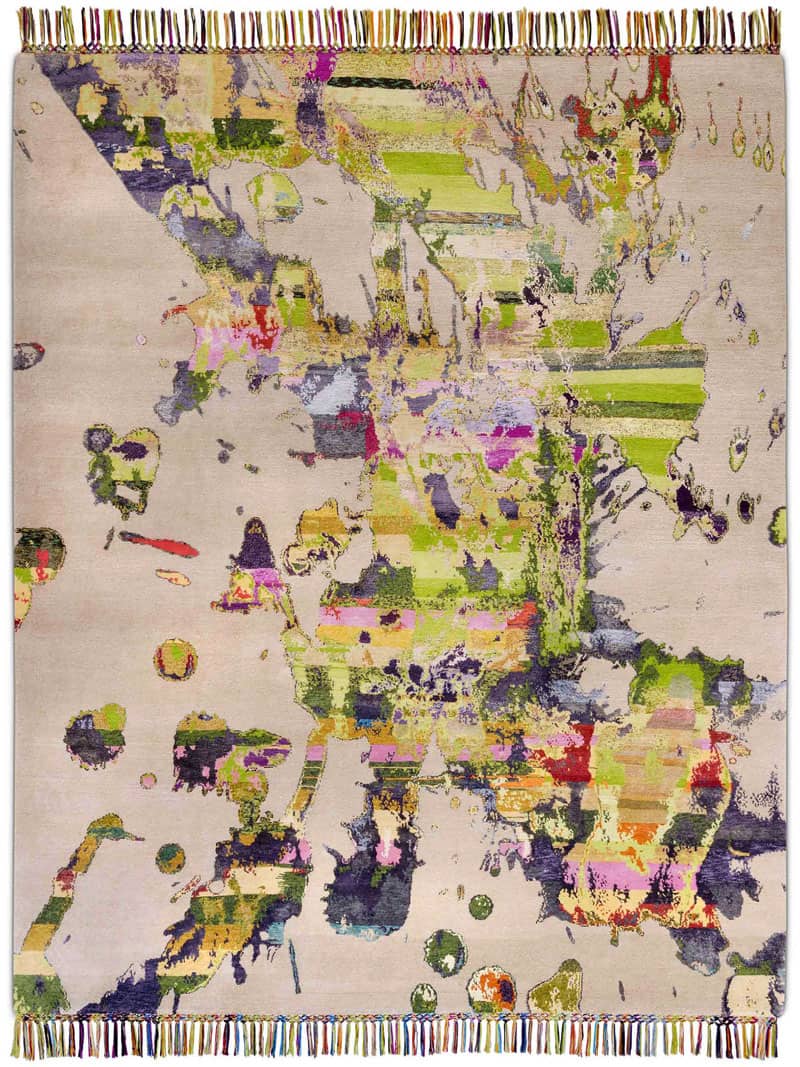 Eco handgemaakte luxe tapijt | Maat: 300 × 400 cm