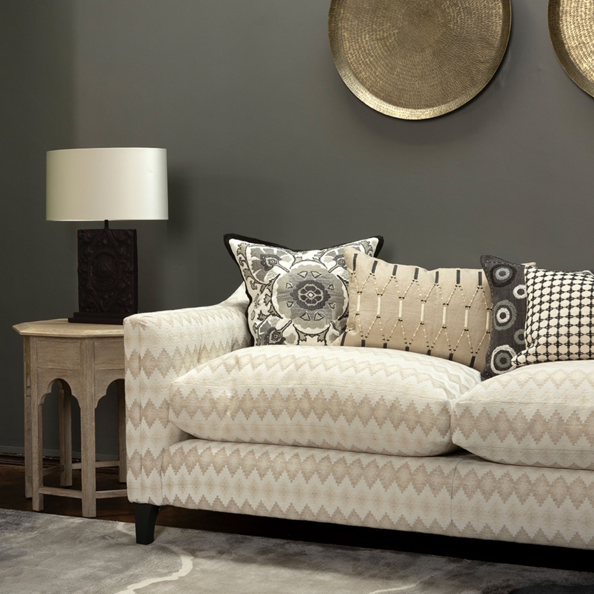 Lima Noir 60 × 40 kussen
