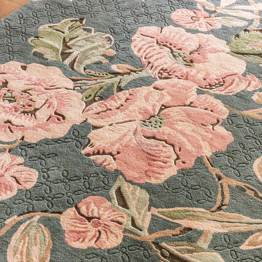 Aylworth trail varengroen tapijt | Maat: 250 × 350 cm