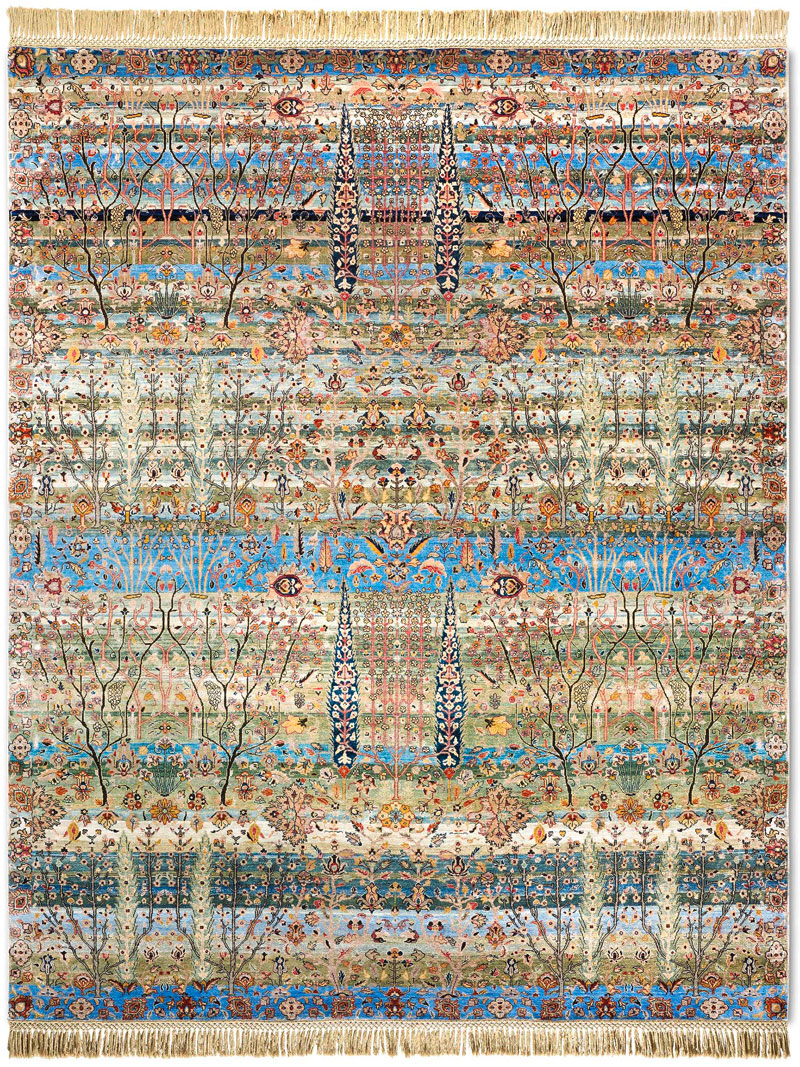 Pine Garden luxe tapijt | Maat: 365 × 457 cm