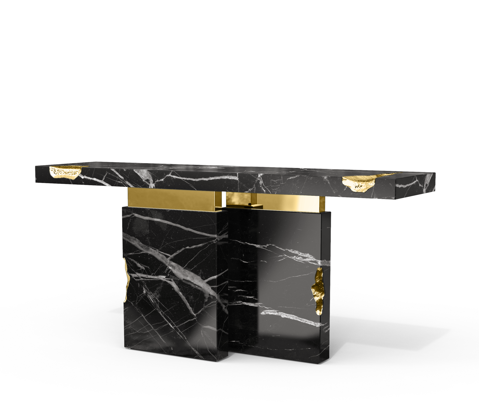 Dominion Nero Marquina console