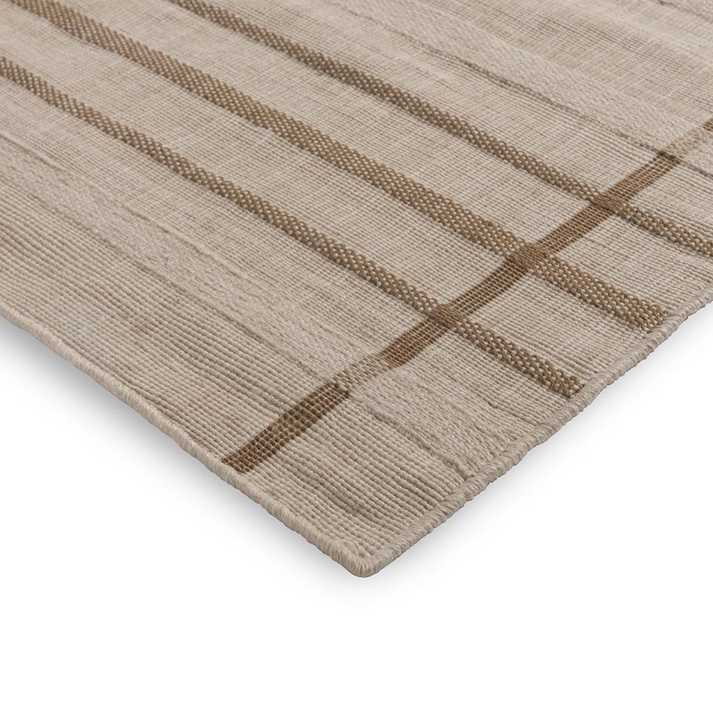Zona sesam lijn outdoor tapijt | Maat: 250 × 350 cm