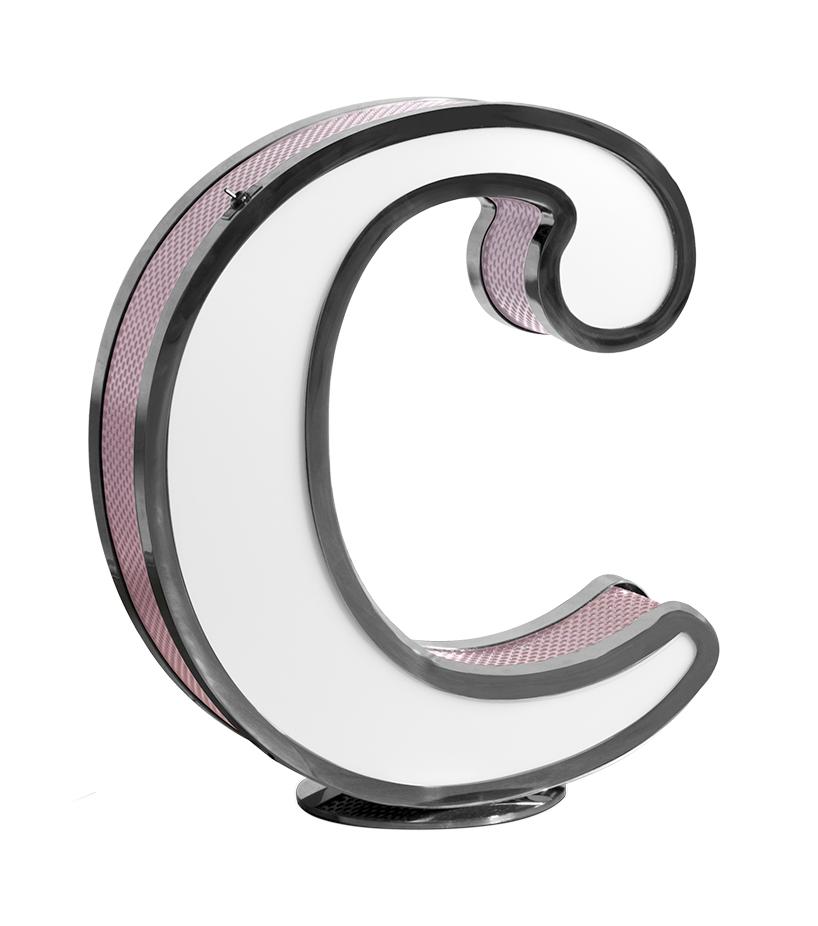 Classic Letter C lamp