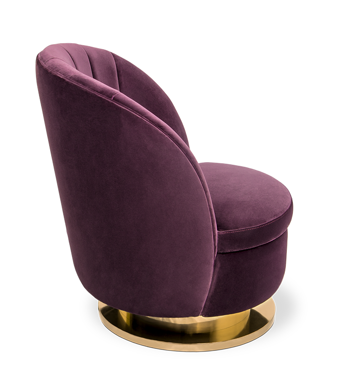 Galen paarse eenzitsbank