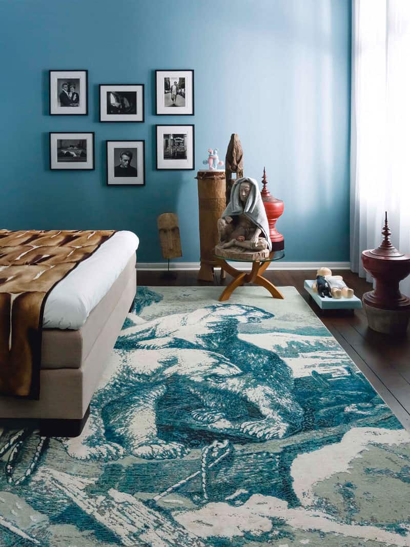 Polar Bear handgeweven tapijt | Maat: 170 × 240 cm