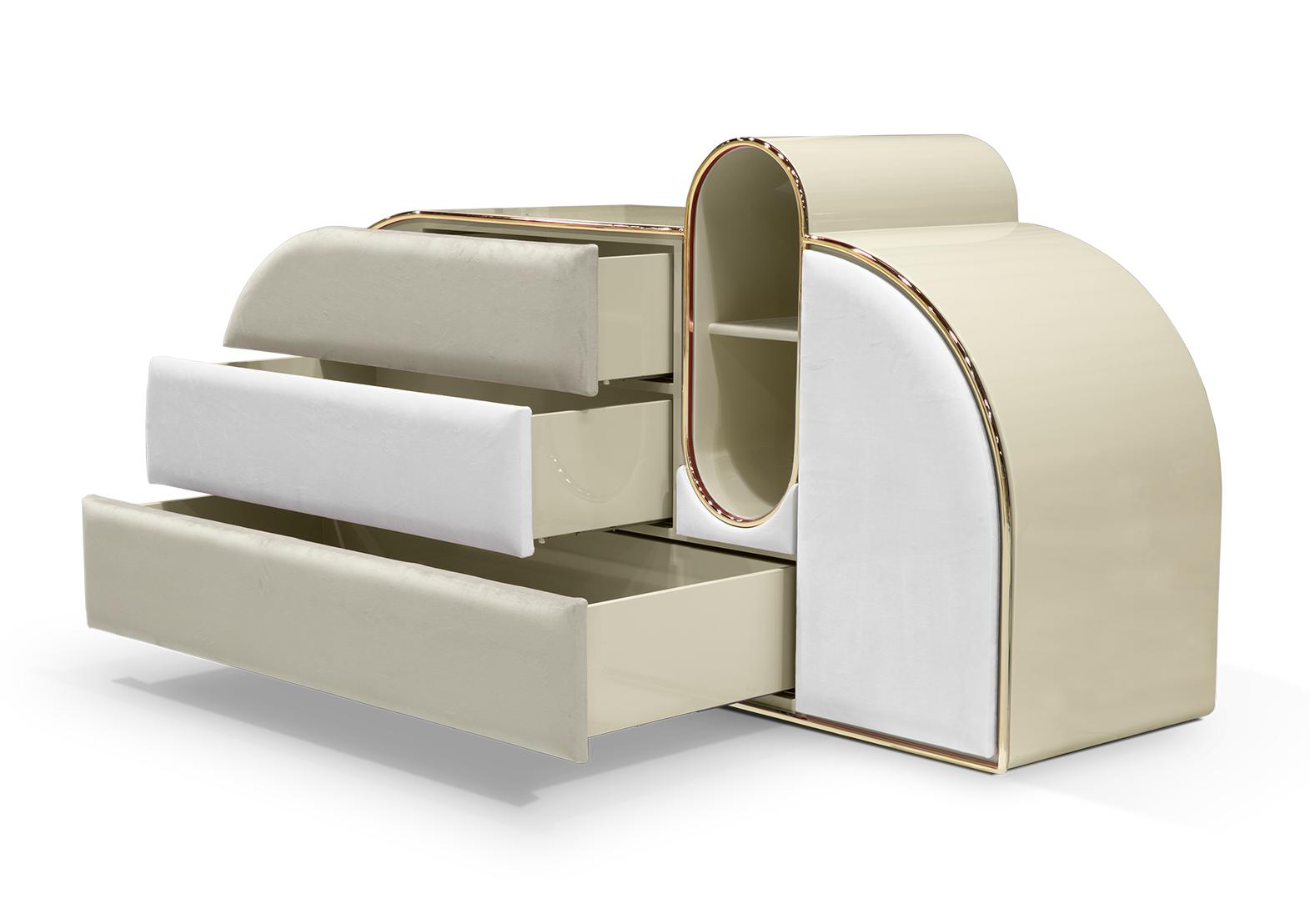 Candy Coated ladekast met drie laden