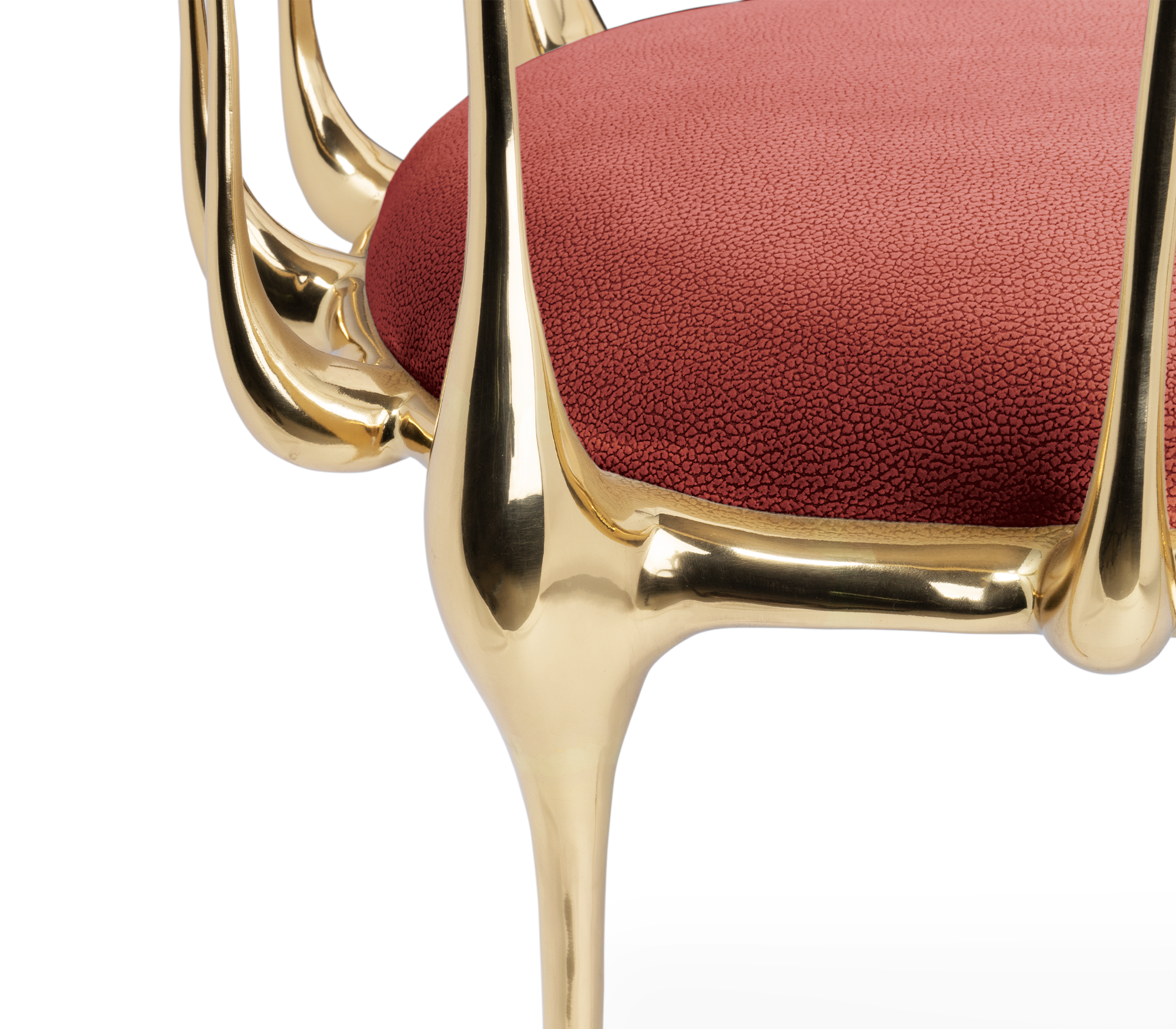 Burgundy luxe stoel