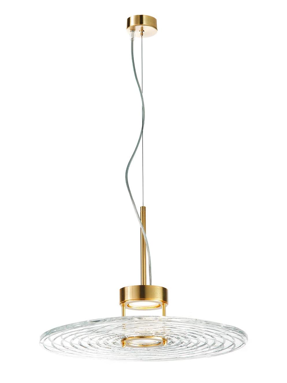 Kristallen Schijf Hanglamp