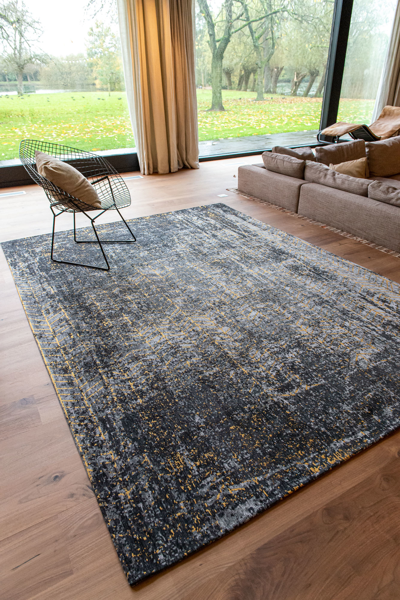 Broadway Glitter tapijt | Maat: 200 × 280 cm