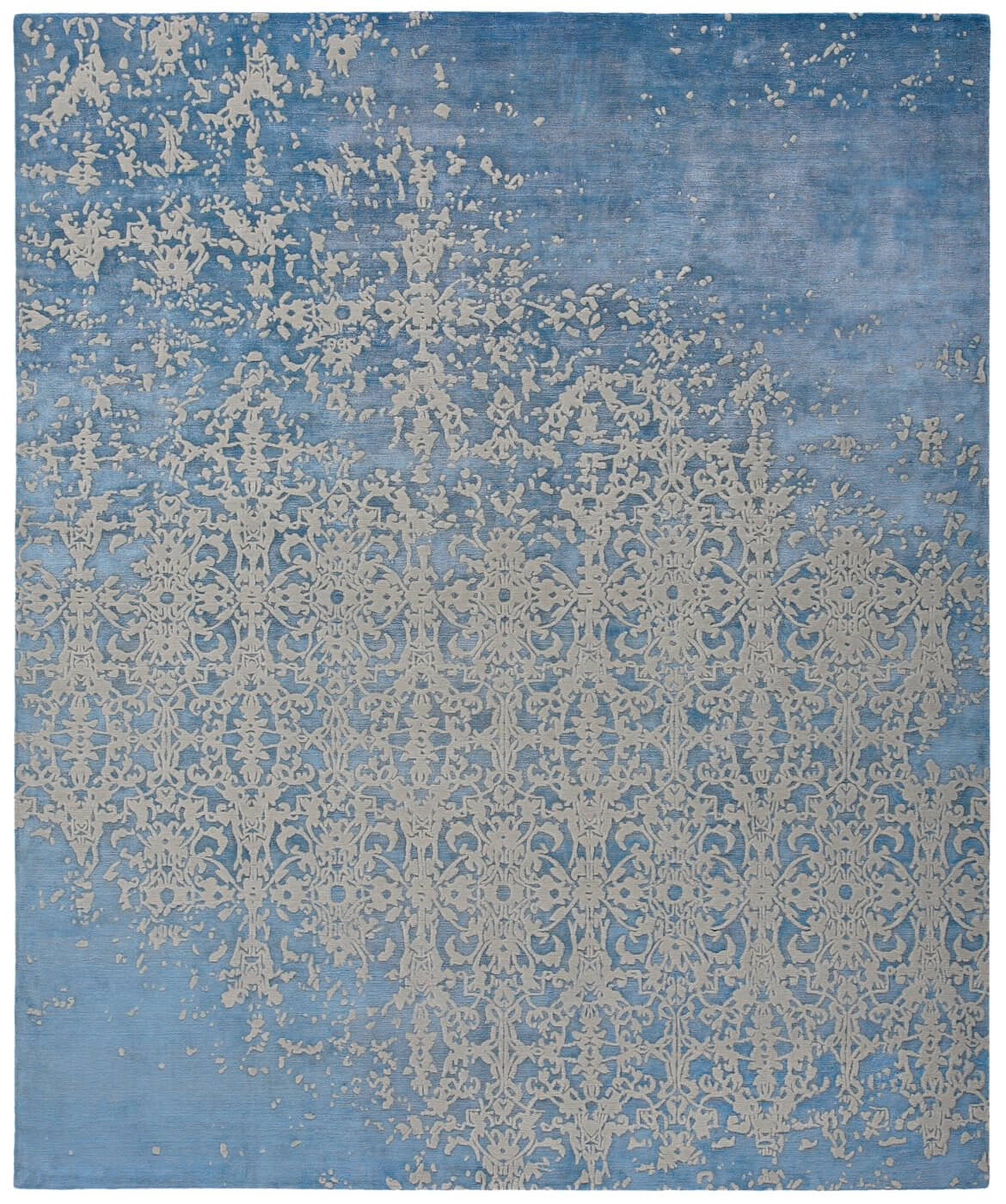 Milano raved blauw tapijt | Maat: 250 × 300 cm