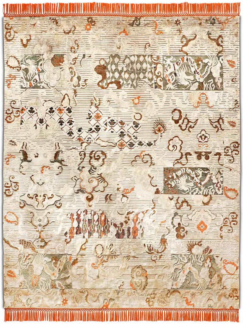 Dragon luxe handgeknoopt tapijt