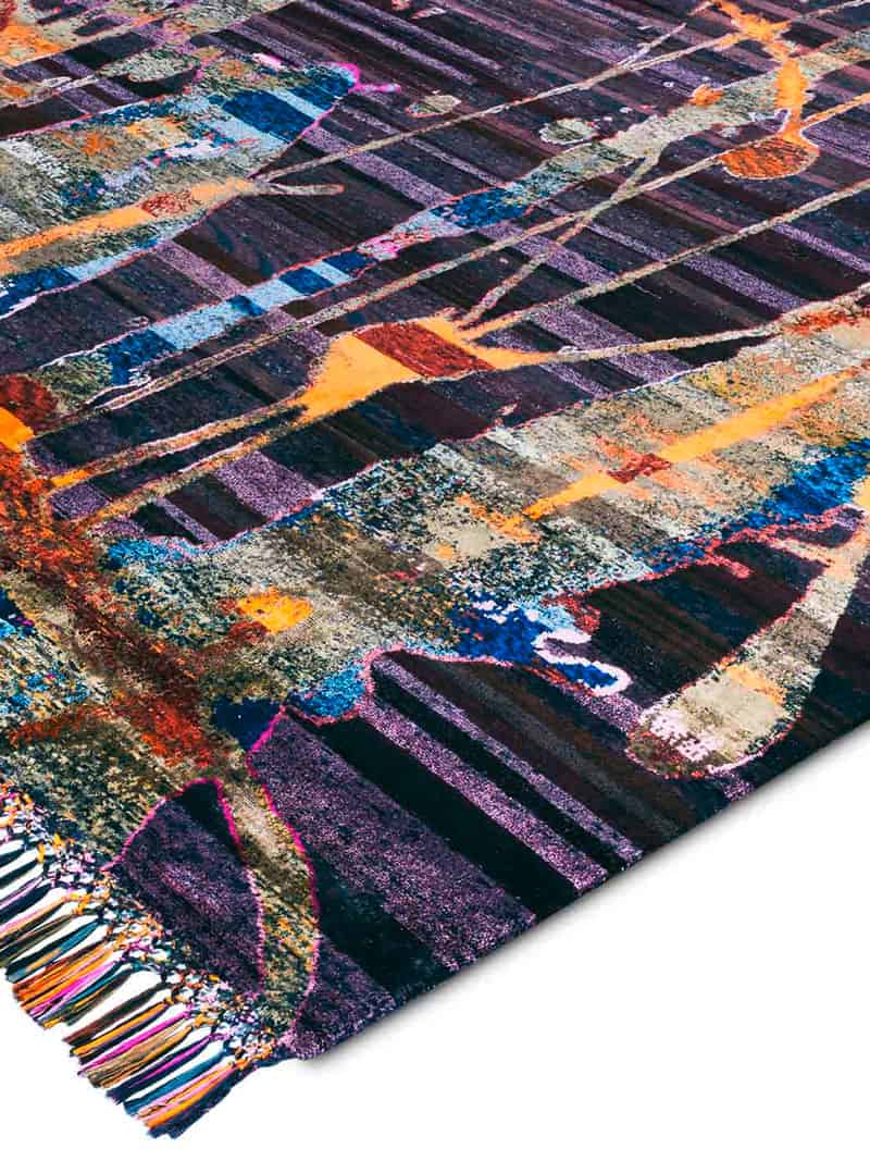 Eco handgemaakte luxe tapijt | Maat: 122 × 183 cm