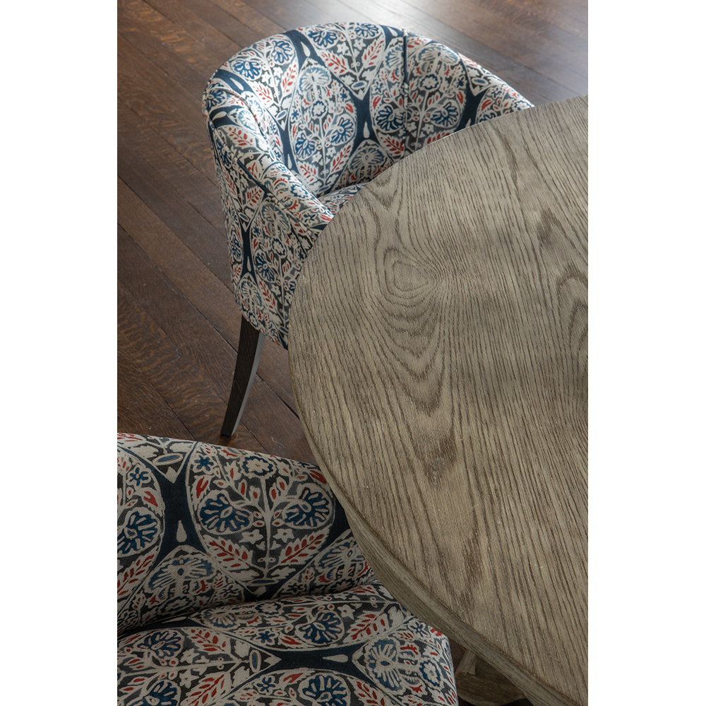 Overbury Greyed Oak eettafel