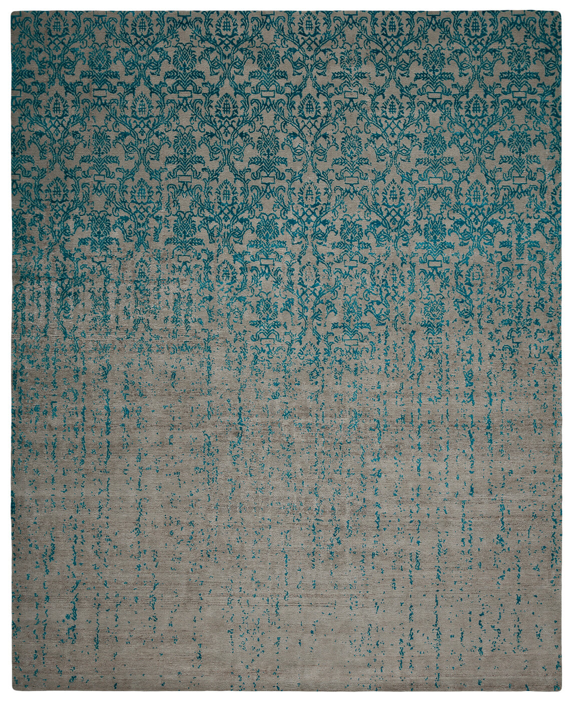 Roma vendetta blauw grijs tapijt | Maat: 350 × 450 cm