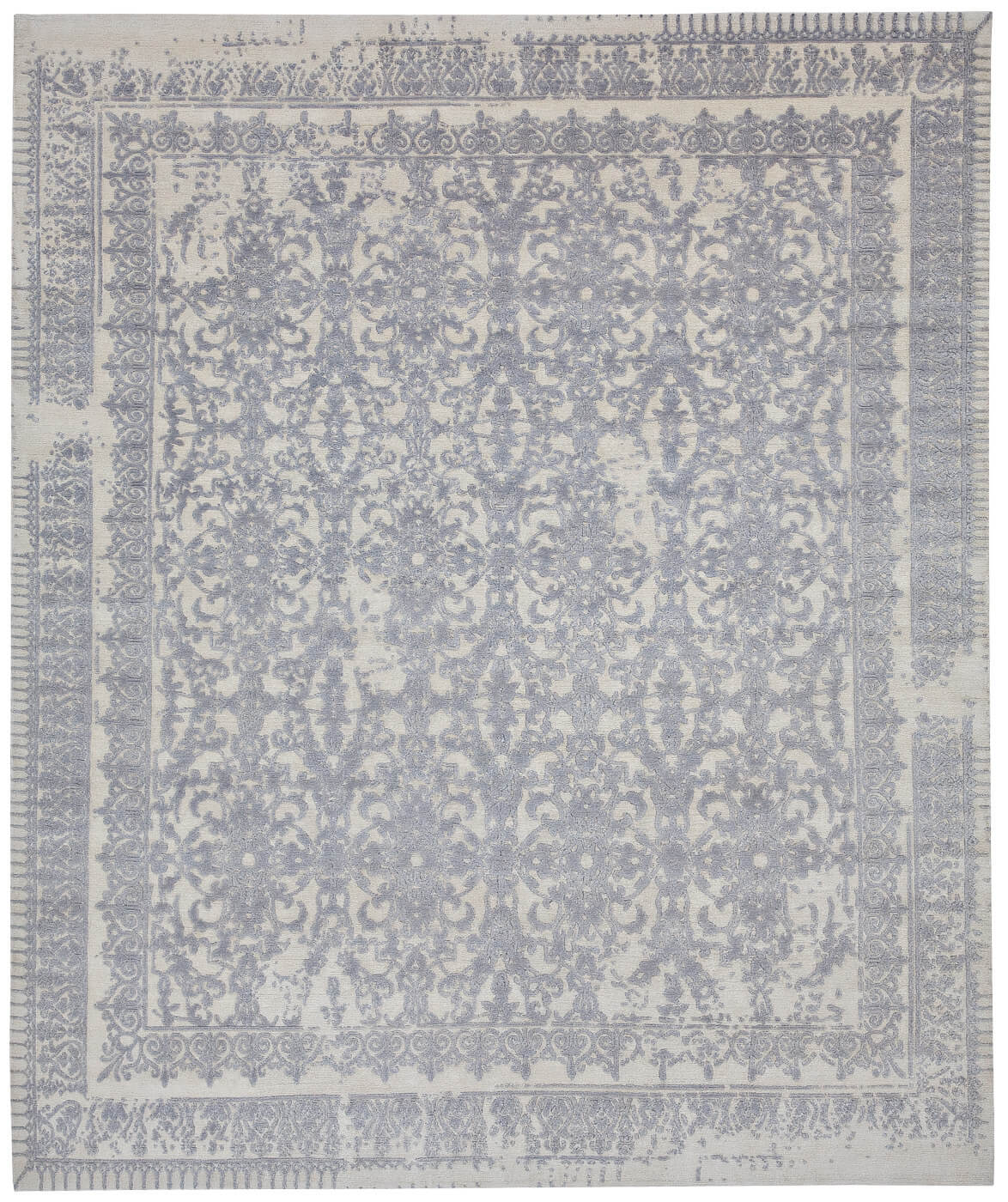 Ferrara little rocked grijs tapijt | Maat: 500 × 600 cm