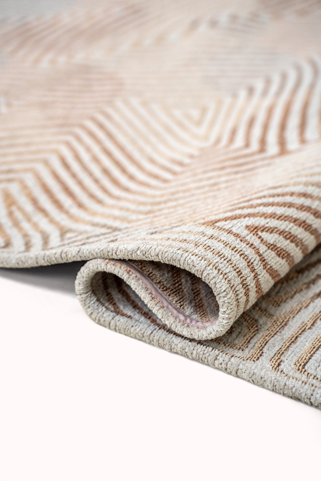Indian Sand rond vloerkleed | Maat: Ø 140 cm