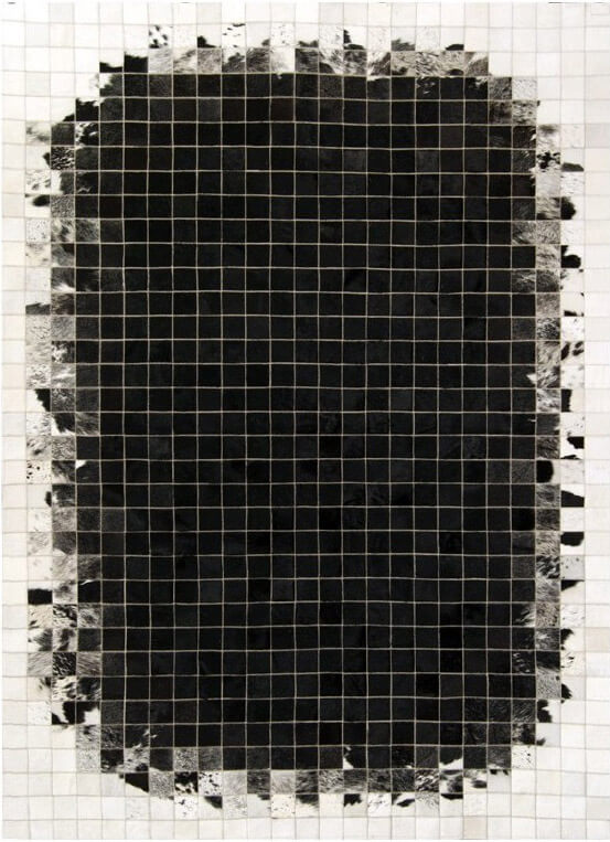 Mozaïek col.3 koeienhuid tapijt | Maat: 160 × 230 cm