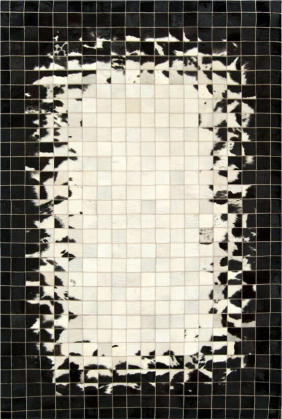 Mozaïek col.5 koeienhuid tapijt | Maat: 240 × 360 cm