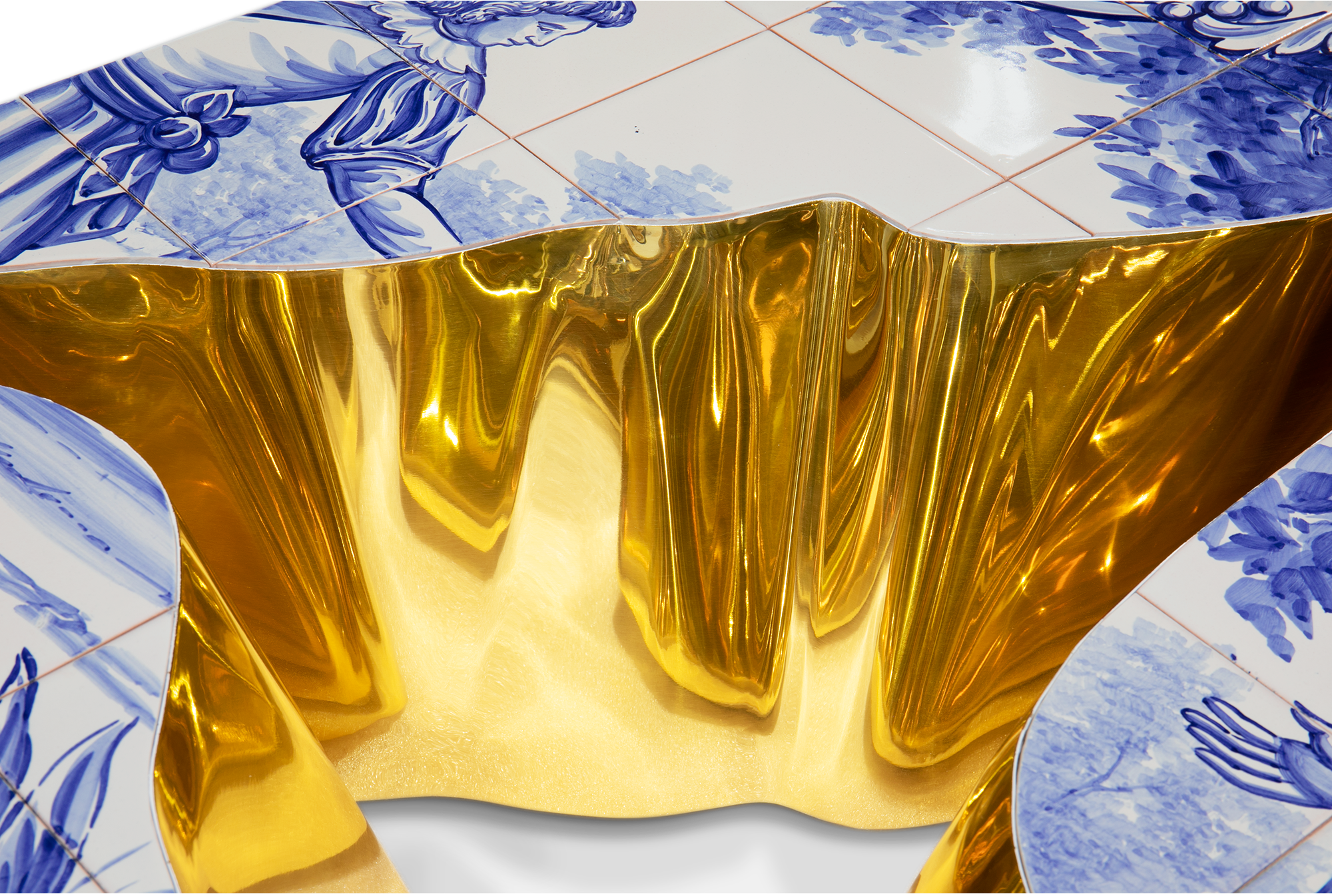 Fissure tegel salontafel