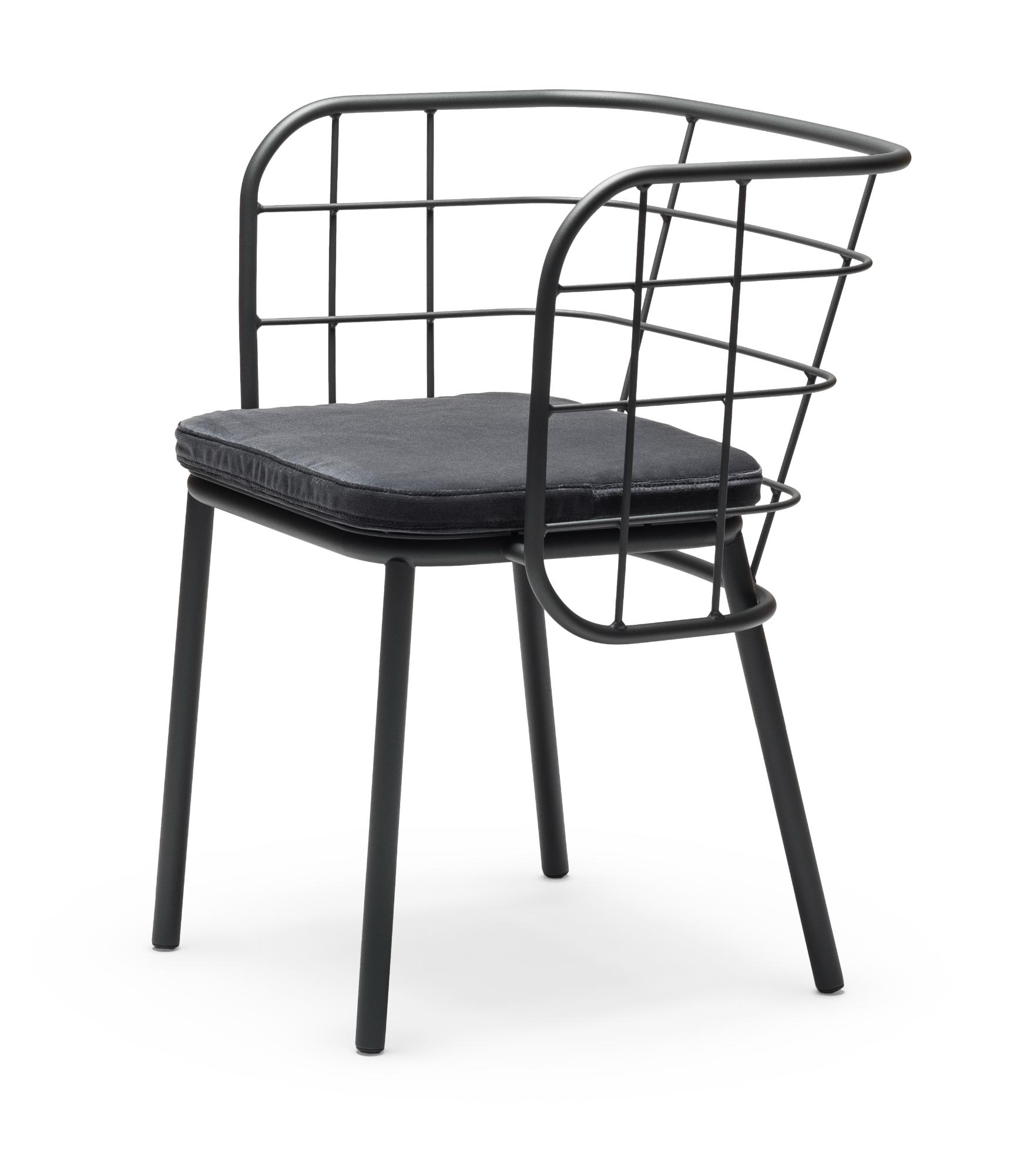 Jujube SP-A Zwarte Buitenstoel
