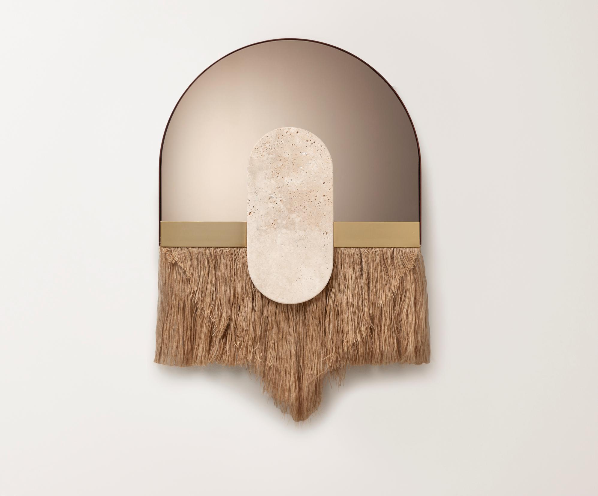 Souk Ecru Cream decoratieve wandspiegel