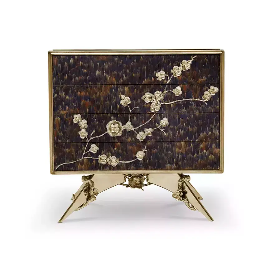 Mirage paarse veer nachtkastje