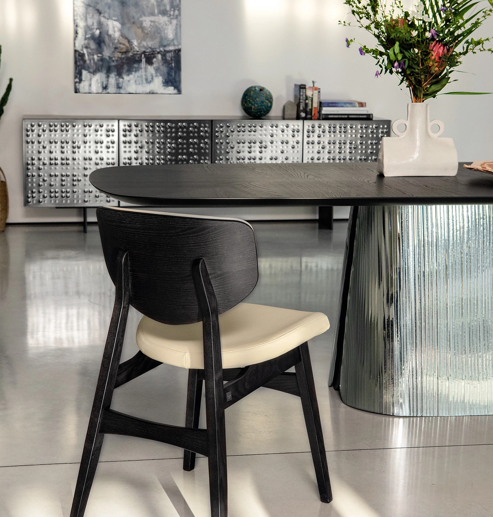Adone plissé eettafel
