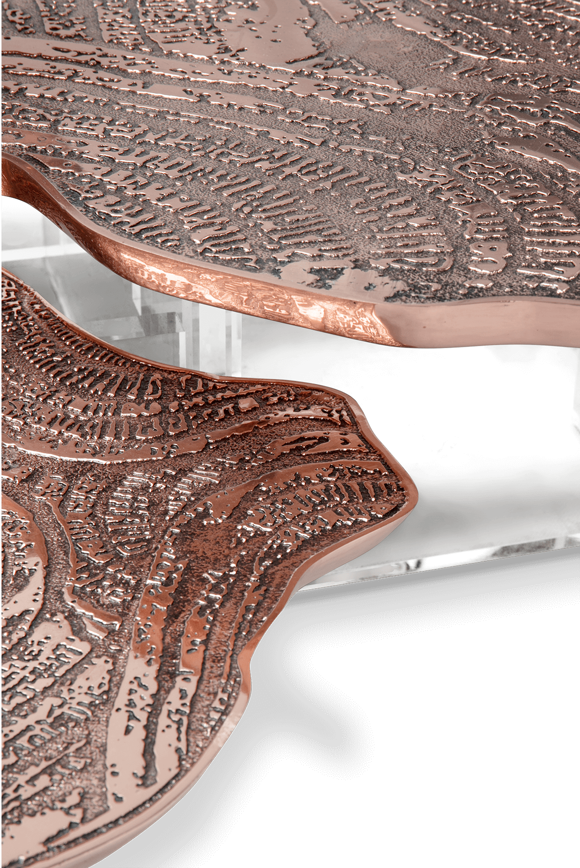 Caspian koperen salontafel