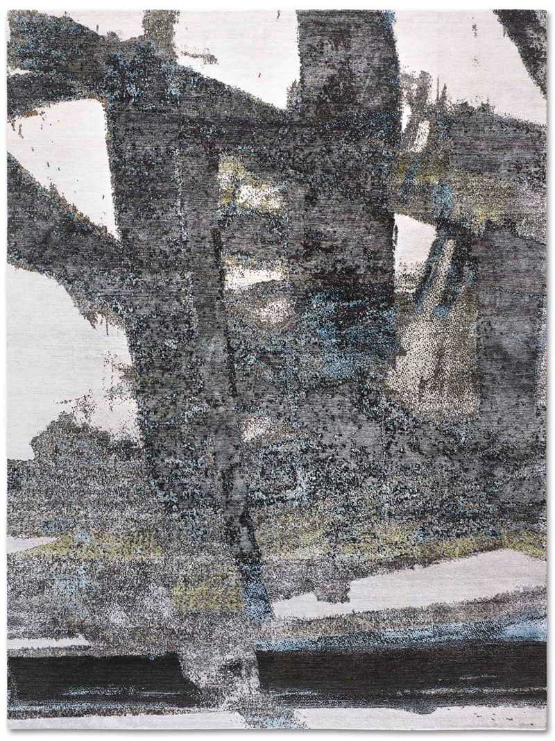 Green Rust handgeweven tapijt | Maat: 122 × 183 cm