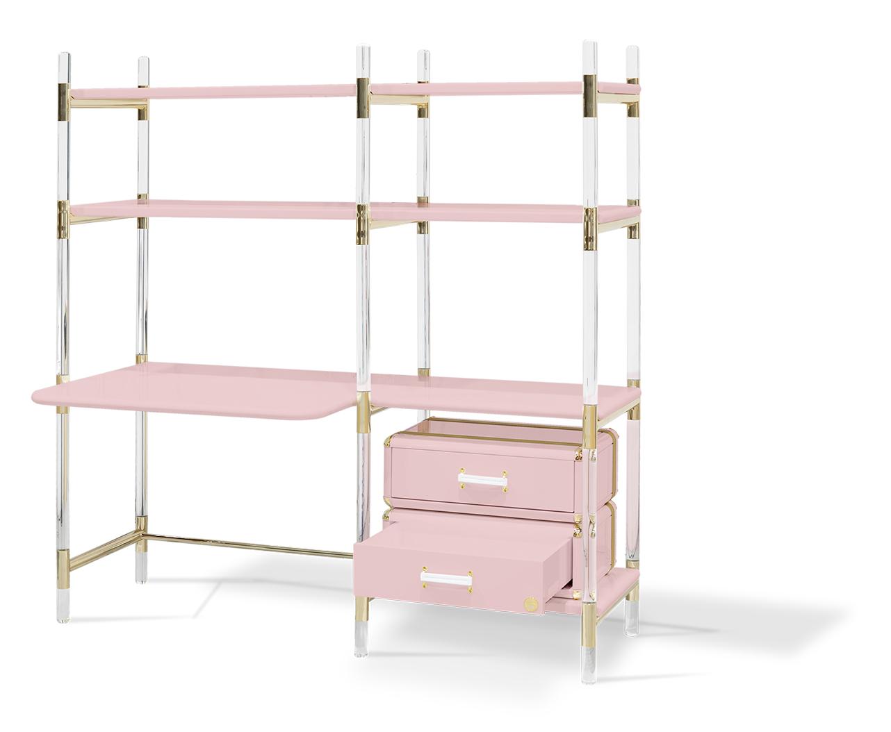 Jigsaw Puzzle roze kinderboekenkast