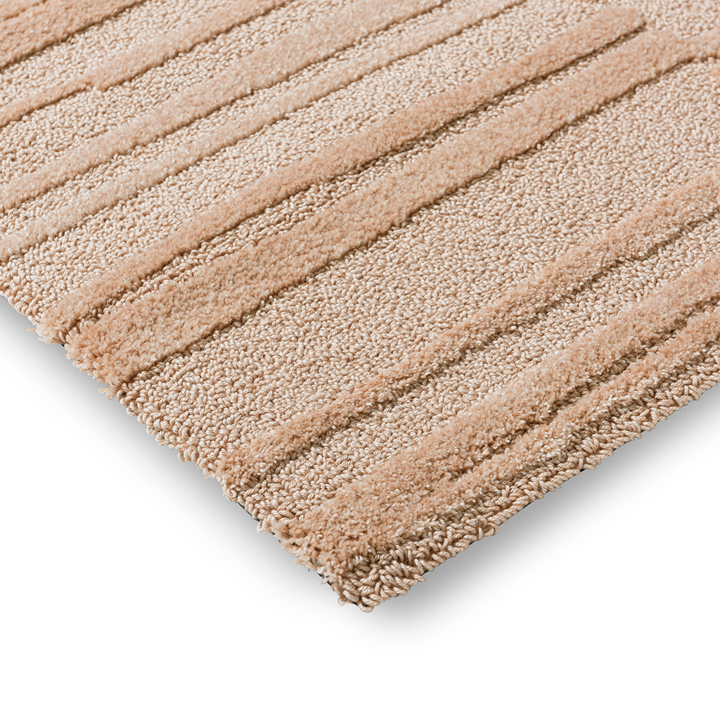 Twinset terrain tan tapijt | Maat: 170 × 240 cm