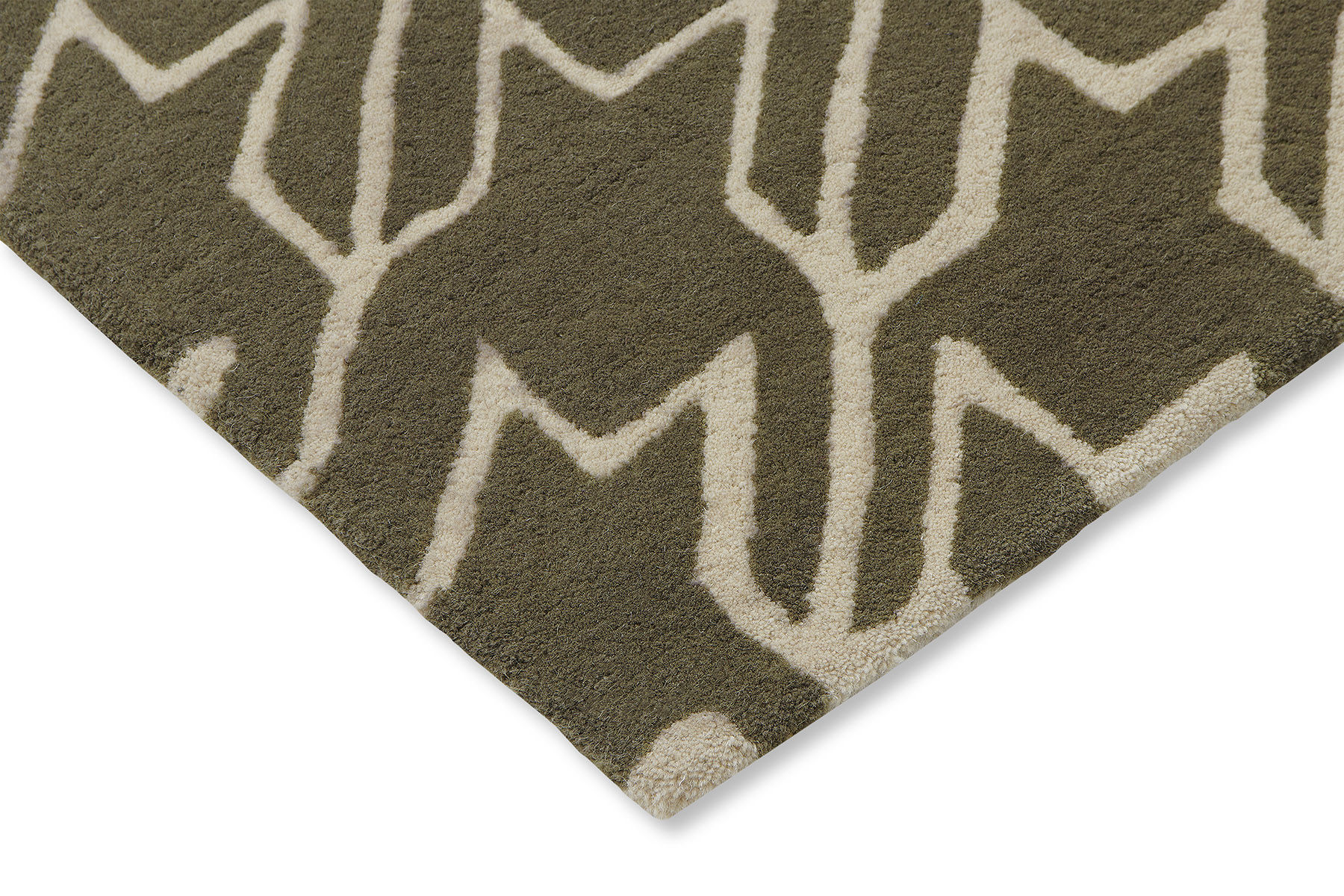 Houndstooth grijs tapijt | Maat: 170 × 240 cm