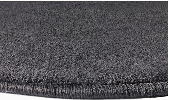 Queen Grey rond vloerkleed