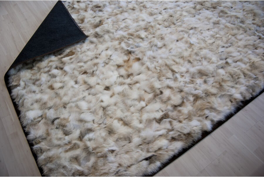 Wolf bont tapijt | Maat: 300 × 400 cm