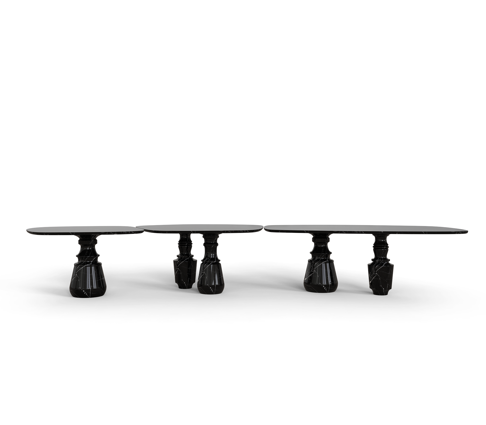 Obsidian modulaire eettafel