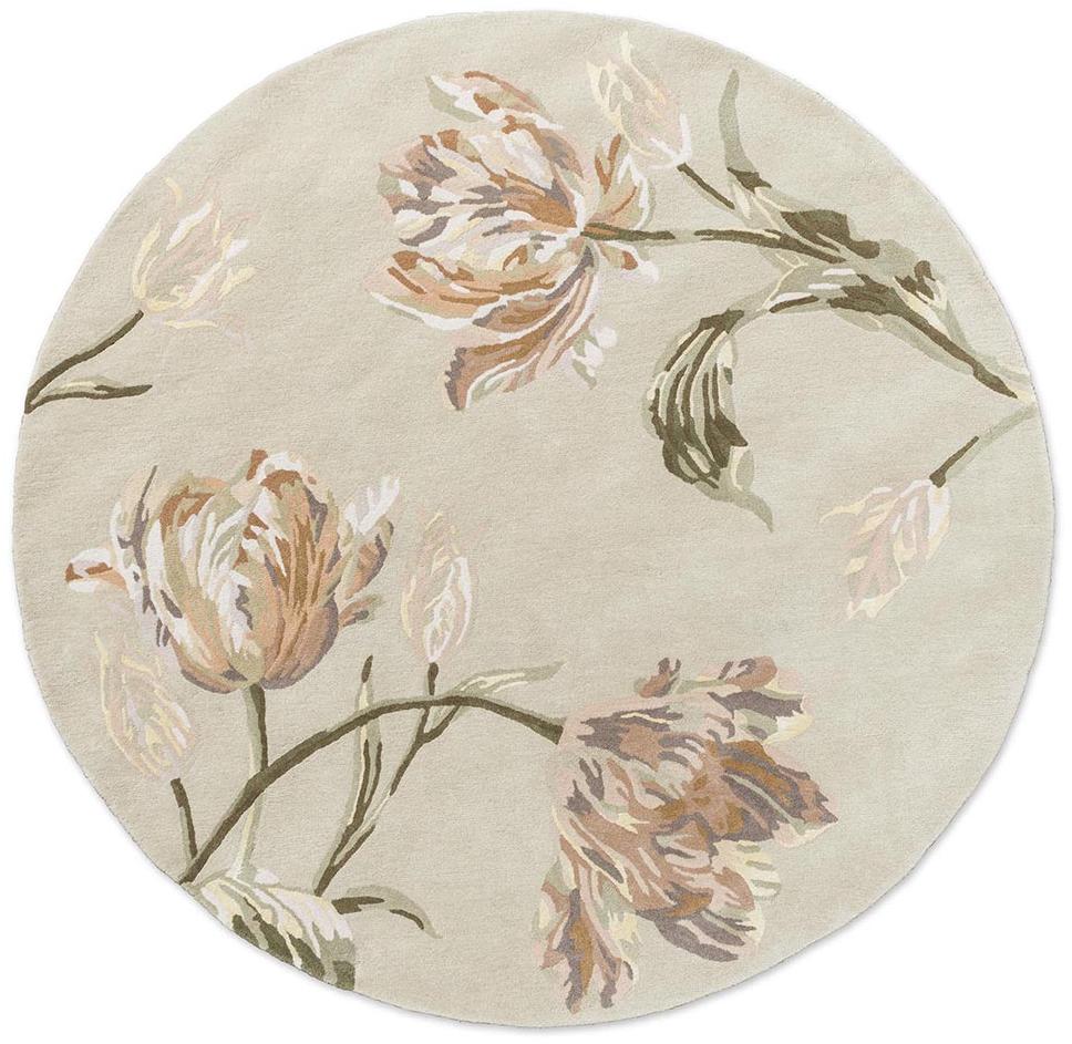 Gosford naturel/salie groen rond tapijt | Maat: Ø 150 cm Gosford naturel/salie groen rond tapijt | Maat: Ø 150 cm
