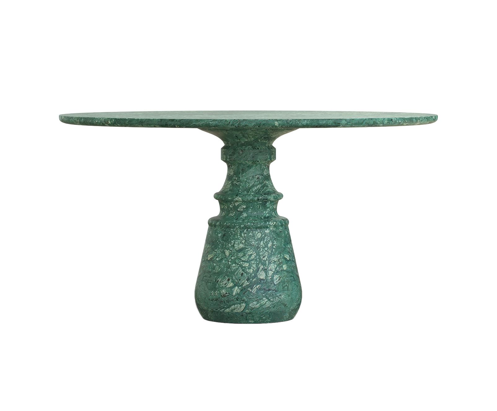 Obsidian ronde Guatemala eettafel