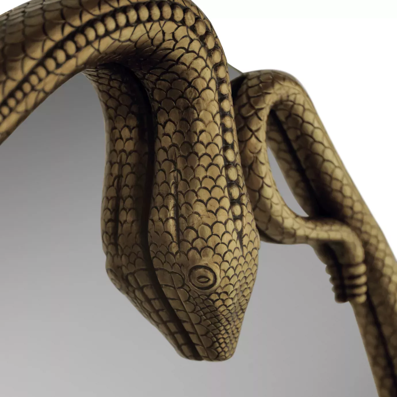 Serpentine peervormige spiegel