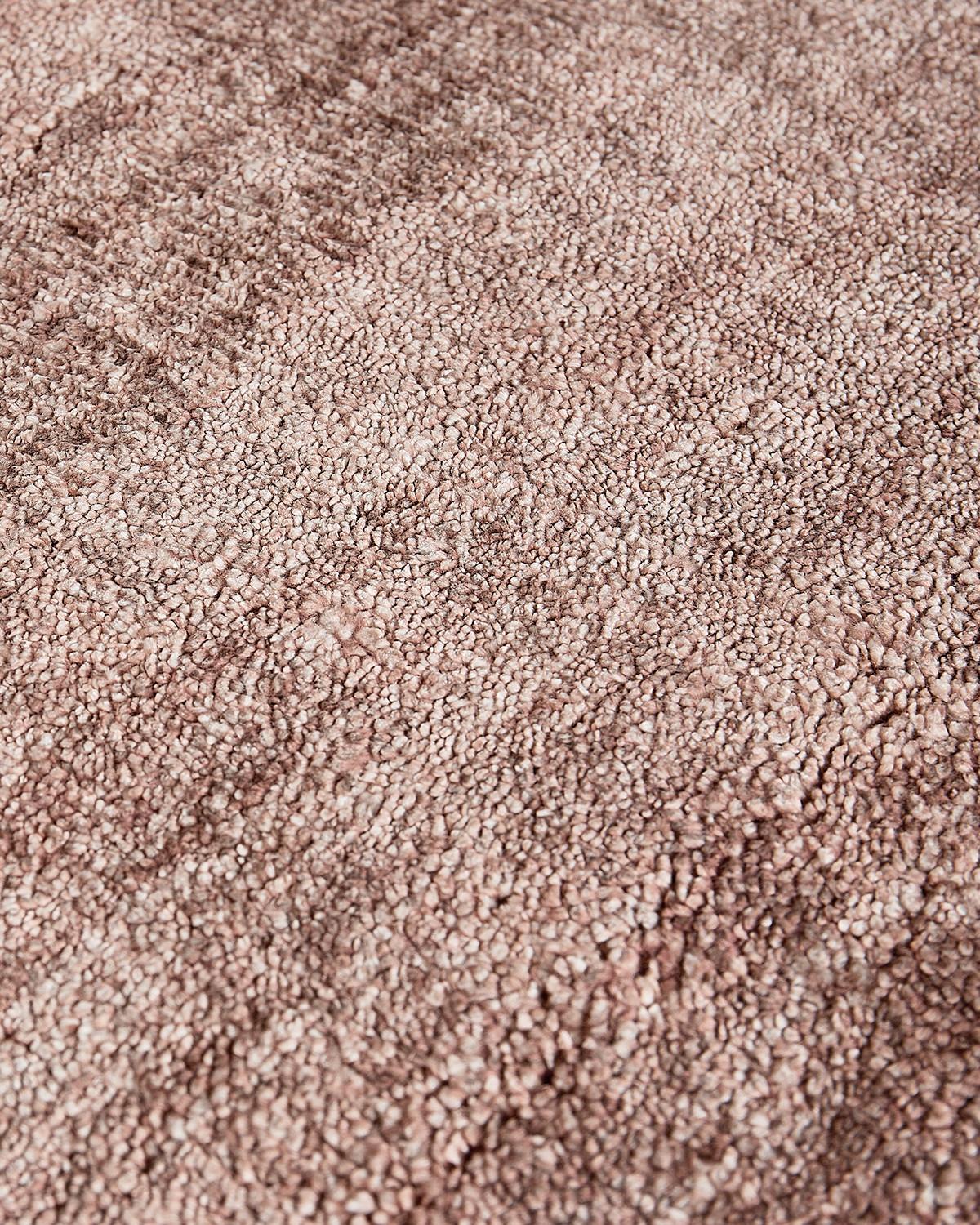 Rond poeder bamboe zijde tapijt | Maat: Ø 300 cm