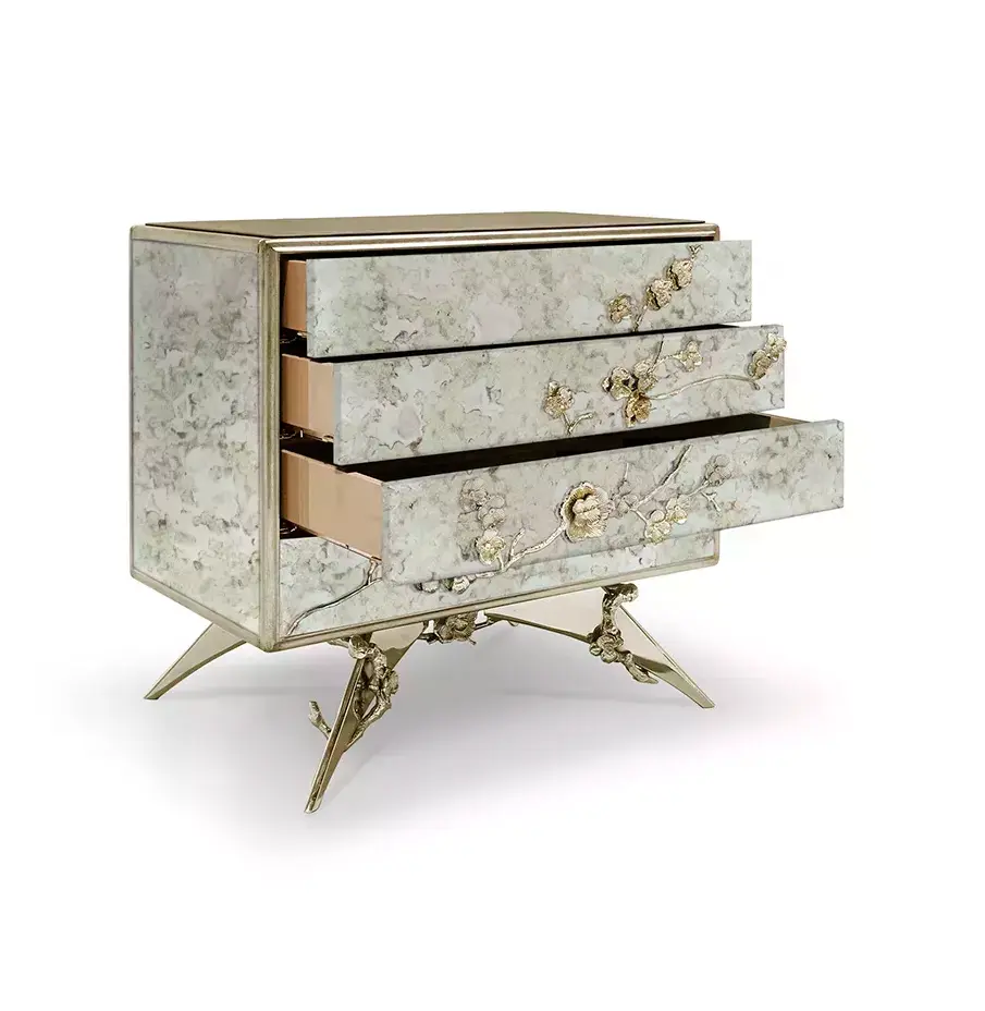 Mirage antieke spiegel nachtkastje