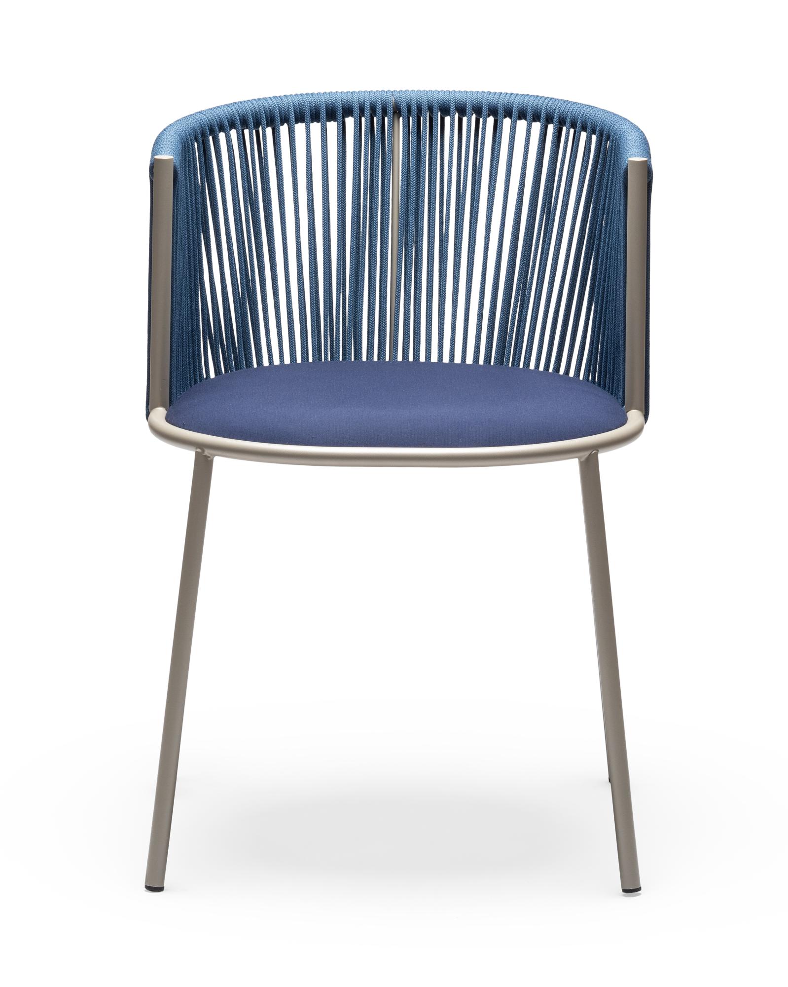 Millie SP Blauwe Buitenstoel