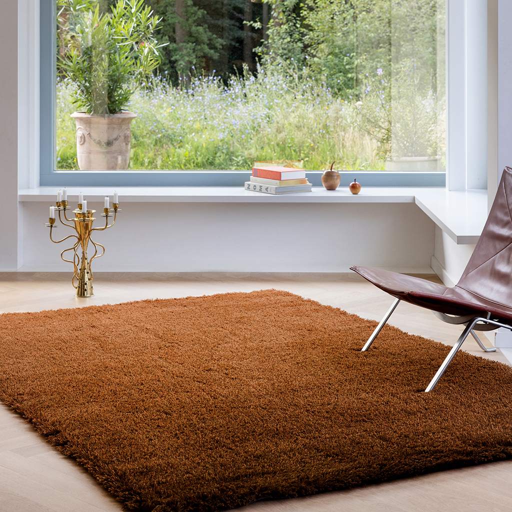 Shade high umber/tabak tapijt | Maat: 250 × 350 cm