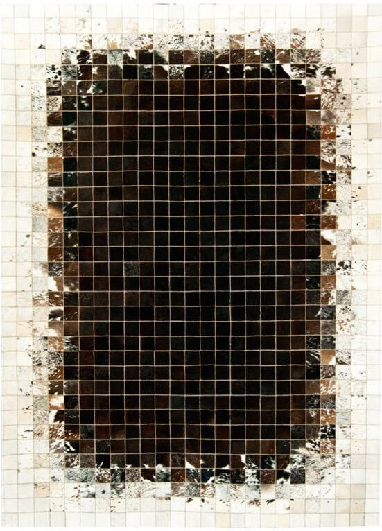 Mozaïek col.1 koeienhuid tapijt | Maat: 160 × 230 cm