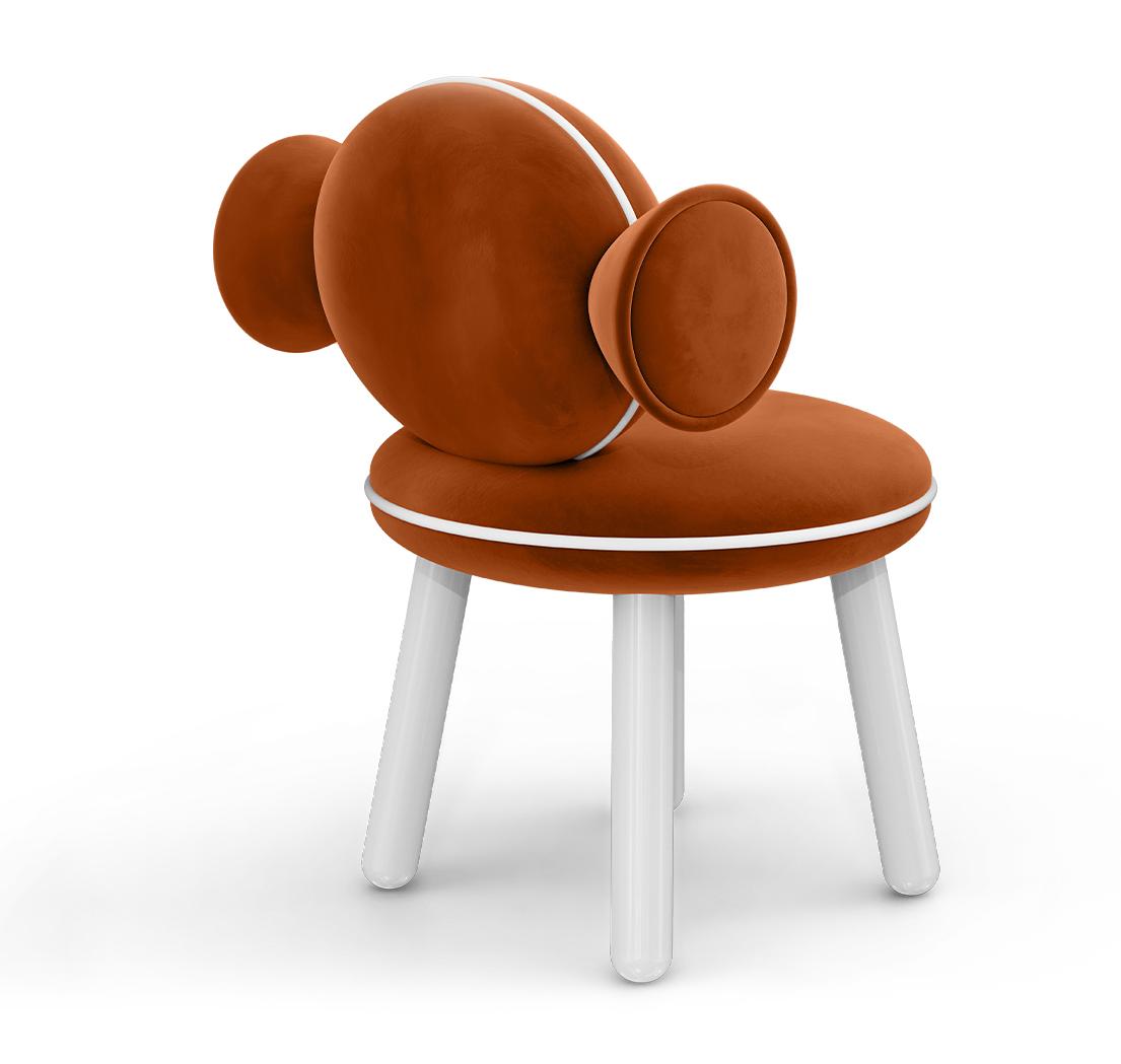 Lollipop rode poefstoel